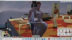Thick Wide-Hip Asian Swallows Lucky Guy's Huge Cock Teasing Fantasy