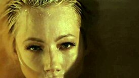 Bent over in warehouse? Busty asian pornstar takes huge cock pounding