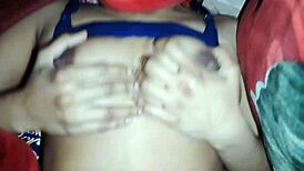 stepsister shares bed and tempts with tight curves in the night
