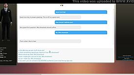 Horny Anastasia dominates sub with uncensored femdom handjob blowjob