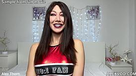 Sexy Cheerleader HotKinkyJo Takes Anal Fisting Huge MrHankey Dildo Prolapse