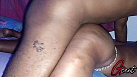 real nigerian amateur couple rips clothes for juicy tight pussy pounding with slow romantic moans!