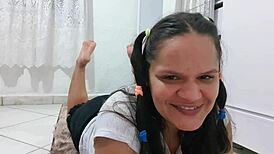 Big Ass Brazilian Amateur Latina Shakes It in Reality Fetish