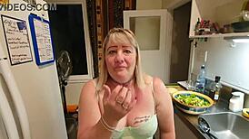 master savagely kicks trashy kiwi milf carapornstar's swollen cunt again