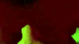 blonde milf slut in glasses bikini drains cock of every jizz drop