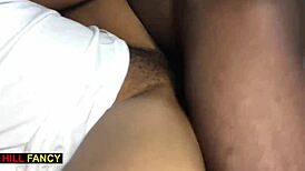 hot cutie screams on massive black cock in bedroom