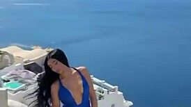 Glamour Latina model rides photographer's monster cock after Greek photoshoot