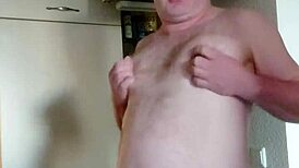 hey chubby nylon boy, morning coffee got your small cock hard for naked masturbation??