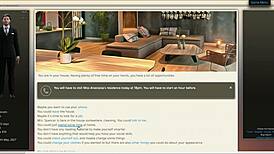 Horny Anastasia dominates sub with uncensored femdom handjob blowjob