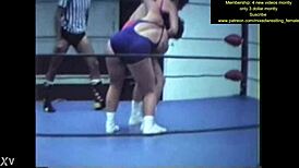 wanna see this mixed wrestling catfight get real intense?
