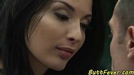 Beautiful Big Tits Babe Buttfucked Deep Swallows Massive Cum Load