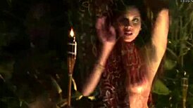 beautiful indian milf brunette seduces with cute mature solo dance moves