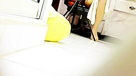 My sexy wife fingers pussy tits on steamy homemade videollamada