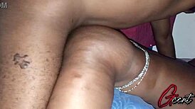 real nigerian amateur couple rips clothes for juicy tight pussy pounding with slow romantic moans!