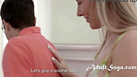 Teacher's Massive Boobs Turn Piano Lesson Suggestive