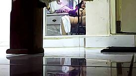 My sexy wife fingers pussy tits on steamy homemade videollamada