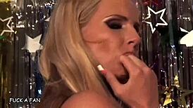 phoenix marie's big natural tits bounce as bartender fucks her deepthroat doggystyle