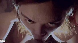 my cheating wife sucks my friend's cock and swallows his load