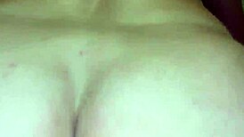 Stepson's Huge Dick Jumps with Vibrator While She Fucks Hard