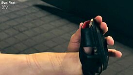 hey slave ready for my latina milf feet in pantyhose bondage deepthroat worship session?