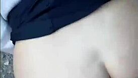 hot puta milf takes outdoor creampie and spanks on big ass