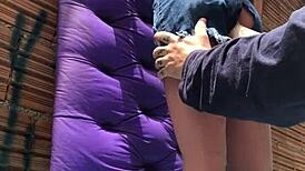 Hey you ever seen a married woman's ass get toy-fucked deep in the favela?