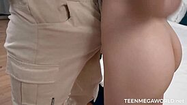 hot teen dakota doll wakes up for shaved pussy pounding and creampie breakfast