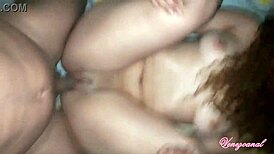 Curly redhead pawg's tight pink pussy pounded raw till orgasm pov