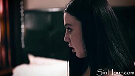 Girlfriend, why punish this horny teen with garage tribbing and girl-on-girl?