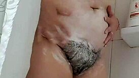 ohh stepmom showin her sexy hairy pussy all wet n bushy