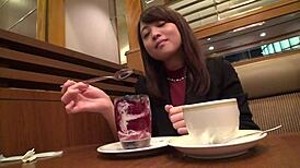 emiri the 22yo maid slurps my cock head to shaft then i pound her deep screaming feels so good!!