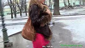 Russian slut get picked up then rides cock hard whoa