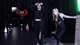 Melina Khalifa's sheer red fire cast debut revealed.