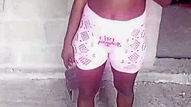 sexy harlot's workout reveals her slutty pussy queen allure