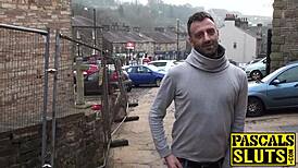 British Slut Punished with Huge Cock Facial