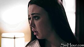 Girlfriend, why punish this horny teen with garage tribbing and girl-on-girl?