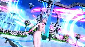Hatsune Miku's Big Tits Nude Rabbit Hole Costume