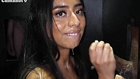 Fuck yeah violet swallow that cum through the gloryhole 💦👅