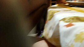 Black wife FILMS raw cheating FUCK with husband's best FRIEND slow motion