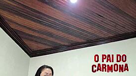 Taubate Slut's First DP Sprays Squirts in Anal Double Pound