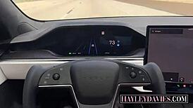 big tits blonde hayley davies rides uber driver cowgirl deepthroat doggystyle shaved pussy bombshell