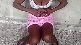 sexy harlot's workout reveals her slutty pussy queen allure