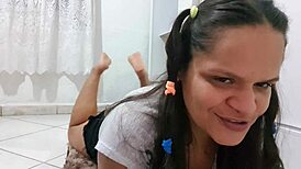 Big Ass Brazilian Amateur Latina Shakes It in Reality Fetish
