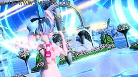 Hatsune Miku's Big Tits Nude Rabbit Hole Costume