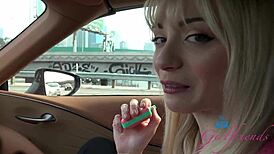 cecella taylor's teasing roadhead date turns steamy pov