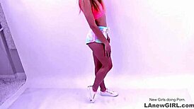 Agent Pounds New Blonde Model's Pussy and Throat at Audition Creampie Finish