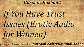 Sexy Russian dirty talk erotic audio triggers intense female orgasms