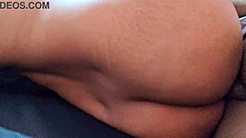 Stepsister surrenders her curves to stepdaddy's commanding touch in bed