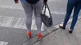 Intense Candid Street Hidden Ass Views