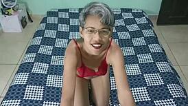 skinny latina housewife deepthroats monster cock then doggystyle creampie dripping